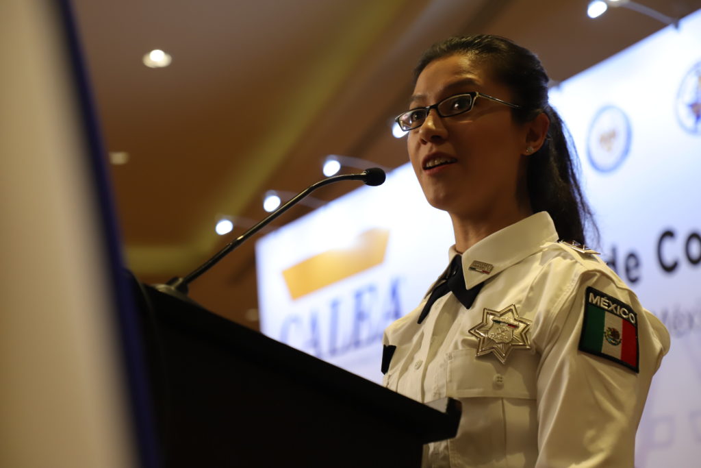 Mexican Police Officer Speaking